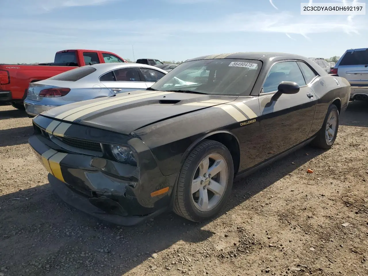 2013 Dodge Challenger Sxt VIN: 2C3CDYAG4DH692197 Lot: 56490475