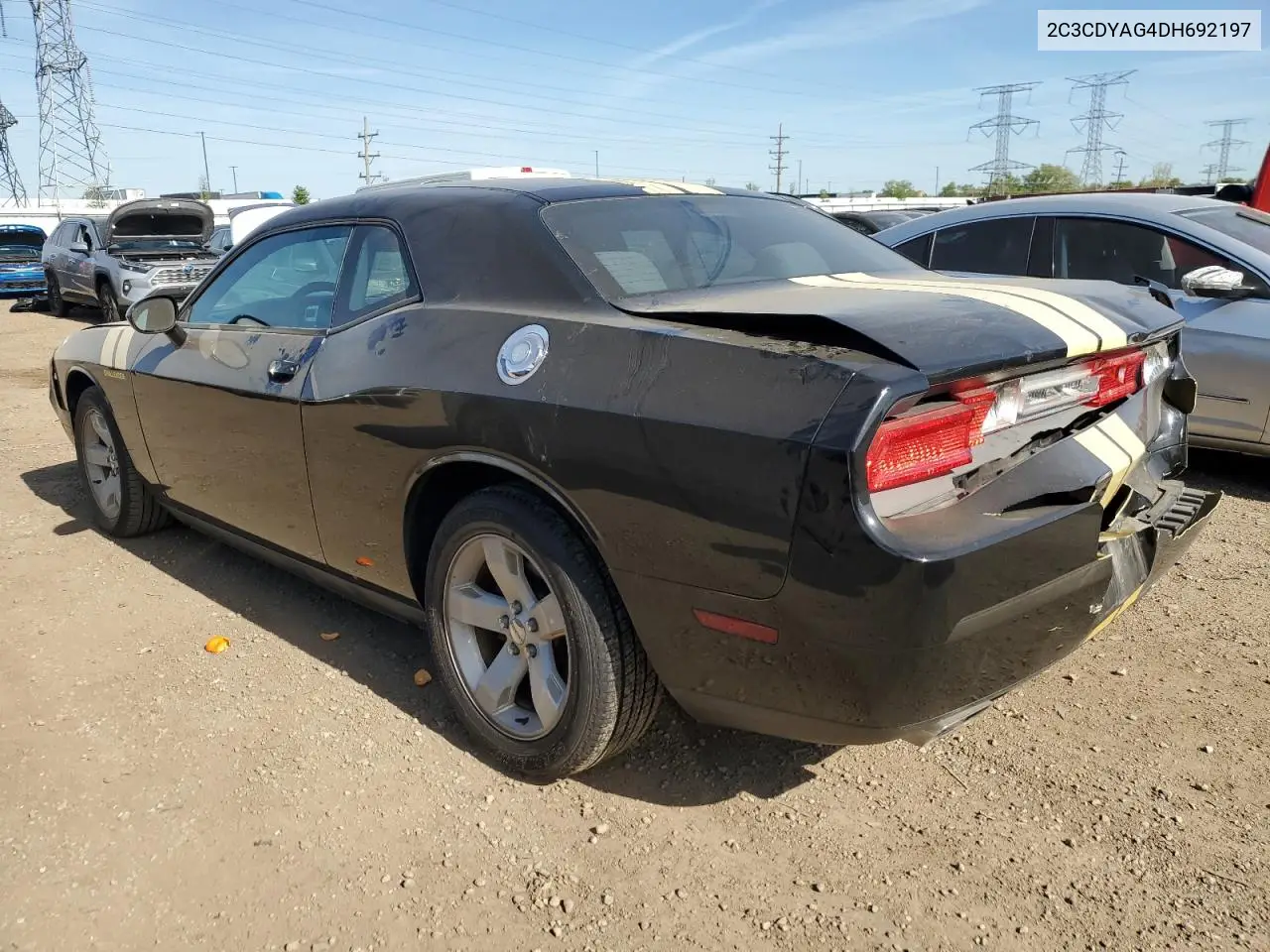 2013 Dodge Challenger Sxt VIN: 2C3CDYAG4DH692197 Lot: 56490475