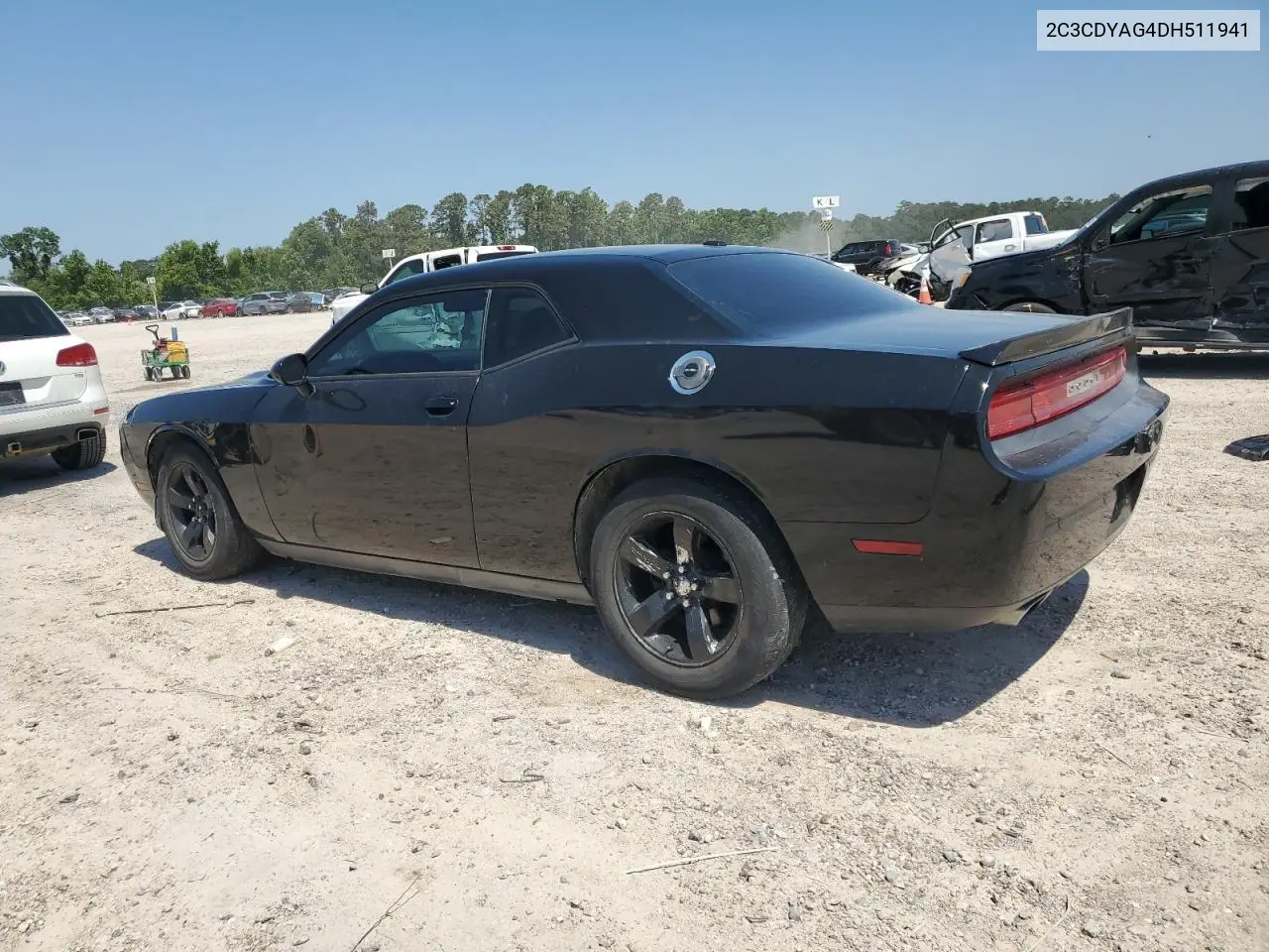 2013 Dodge Challenger Sxt VIN: 2C3CDYAG4DH511941 Lot: 56981995