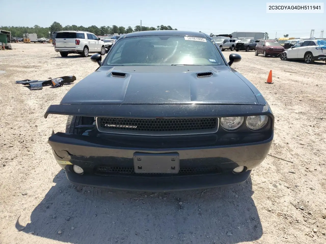 2013 Dodge Challenger Sxt VIN: 2C3CDYAG4DH511941 Lot: 56981995