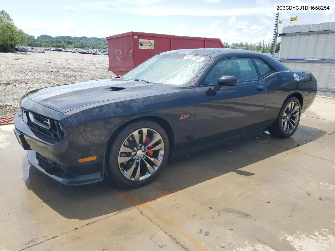 2013 Dodge Challenger Srt-8 VIN: 2C3CDYCJ1DH668254 Lot: 62082365
