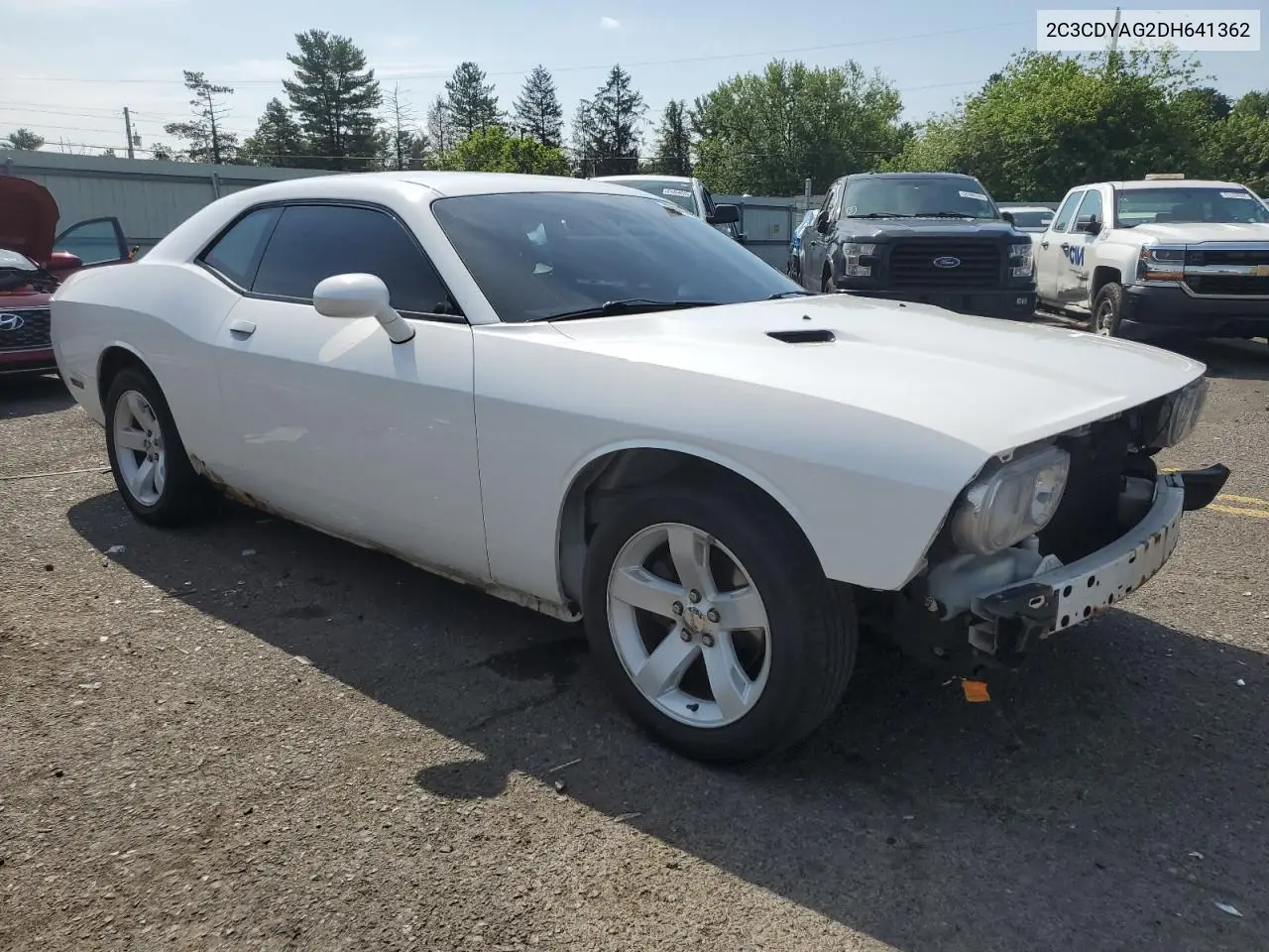 2013 Dodge Challenger Sxt VIN: 2C3CDYAG2DH641362 Lot: 62406085