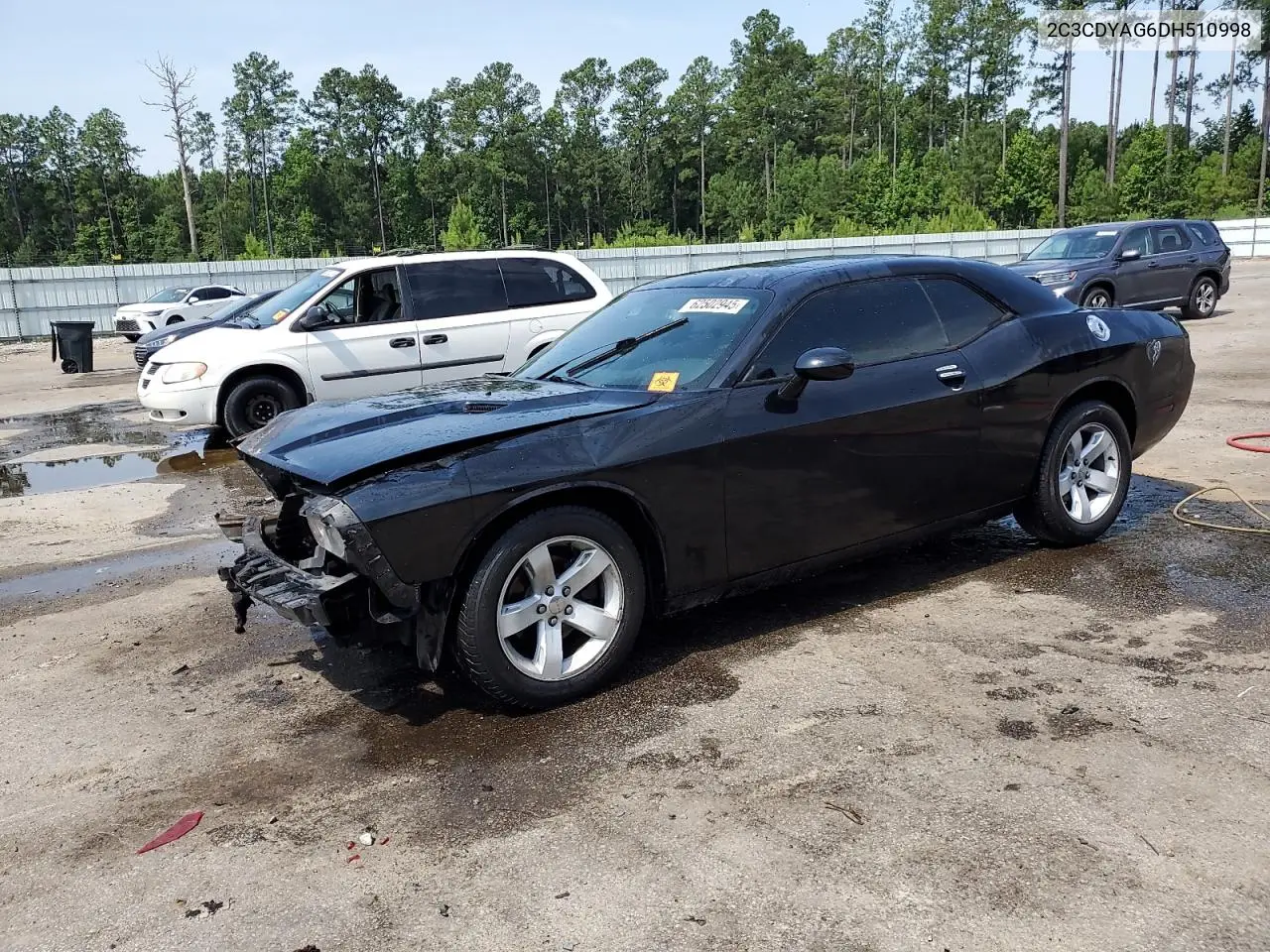 2013 Dodge Challenger Sxt VIN: 2C3CDYAG6DH510998 Lot: 62502945