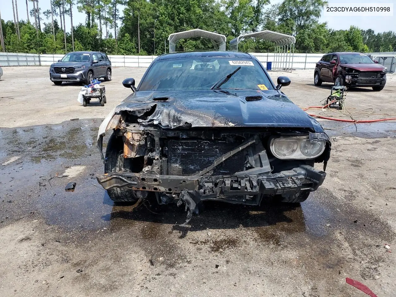 2013 Dodge Challenger Sxt VIN: 2C3CDYAG6DH510998 Lot: 62502945