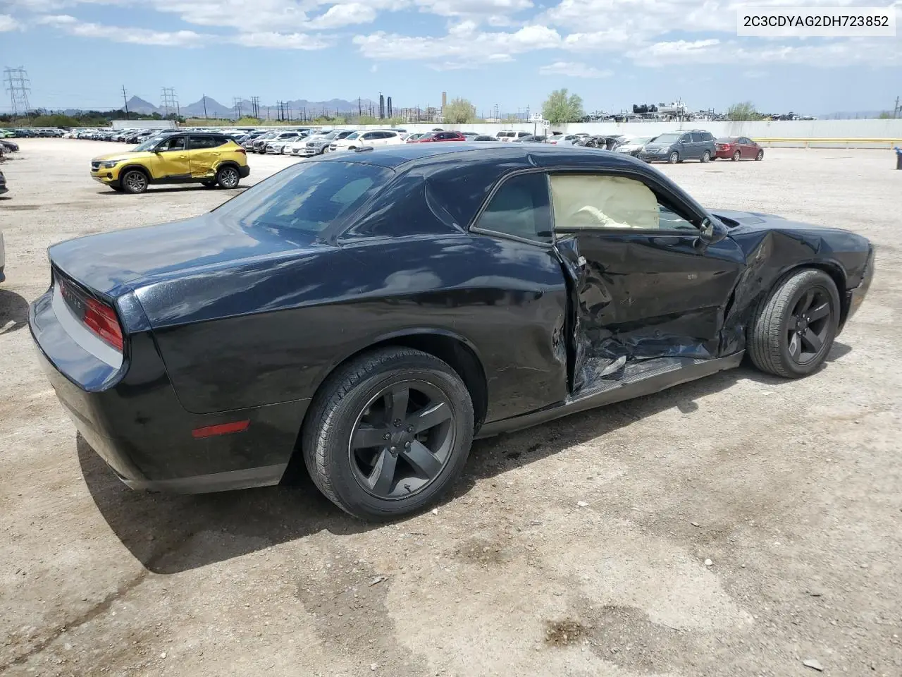 2013 Dodge Challenger Sxt VIN: 2C3CDYAG2DH723852 Lot: 62515525