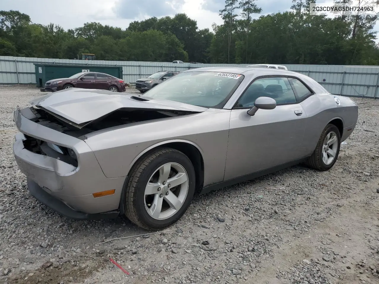 2013 Dodge Challenger Sxt VIN: 2C3CDYAG5DH724963 Lot: 62653185