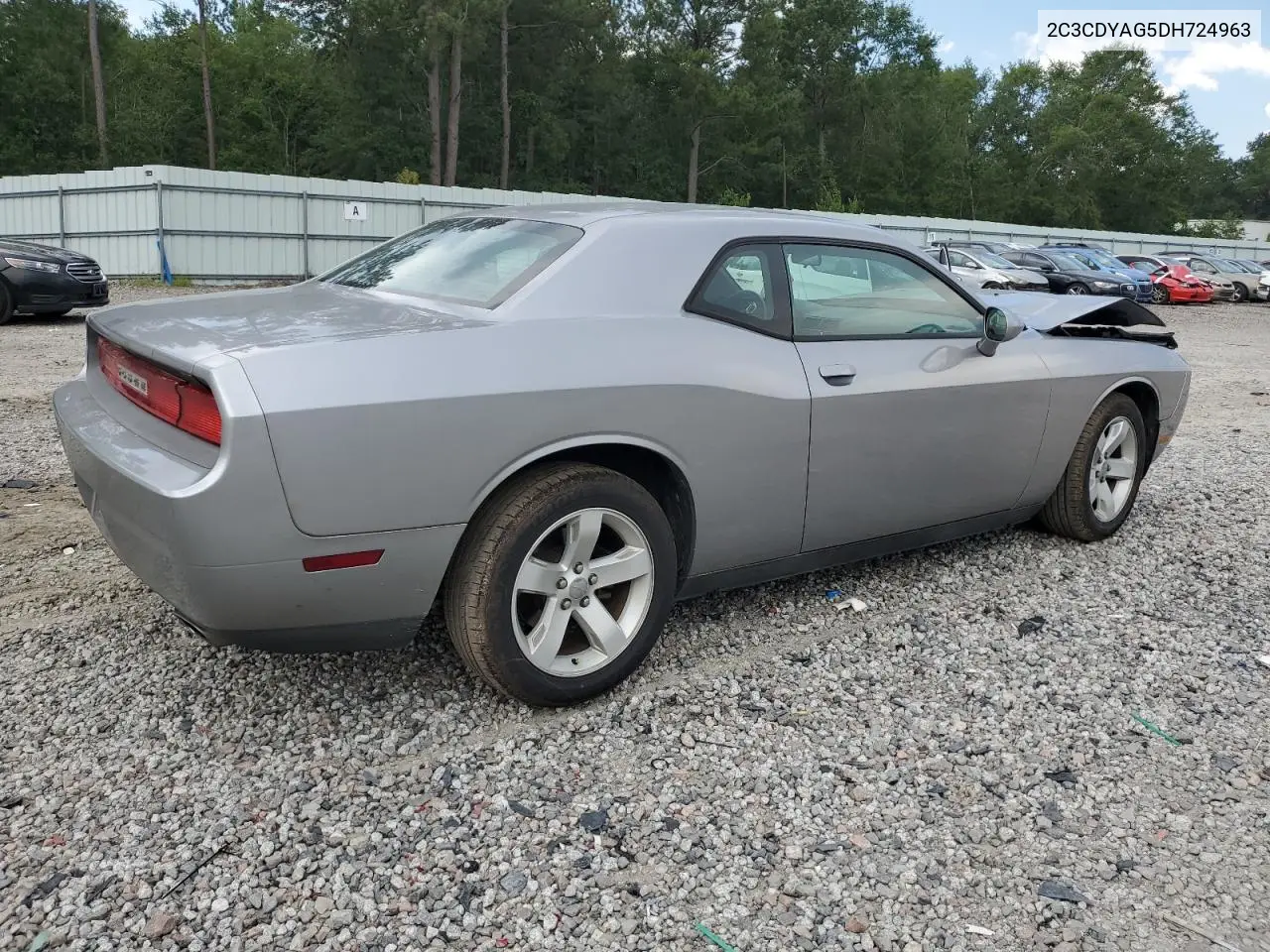 2013 Dodge Challenger Sxt VIN: 2C3CDYAG5DH724963 Lot: 62653185