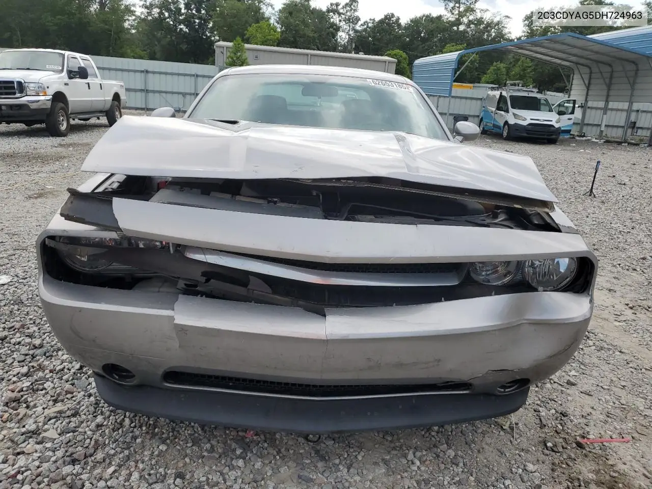 2013 Dodge Challenger Sxt VIN: 2C3CDYAG5DH724963 Lot: 62653185