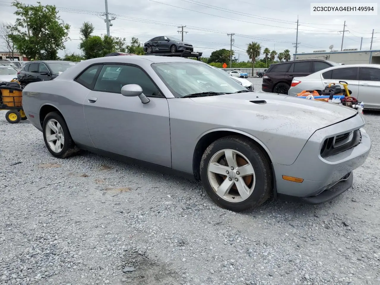 2c3cdyag4eh149594 2C3CDYAG4EH149594 2014 Dodge Challenger Sxt
