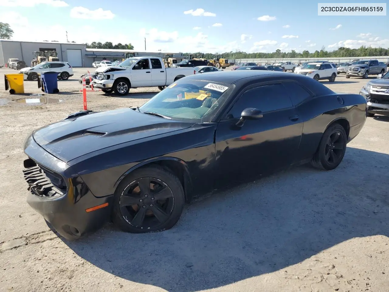 2015 Dodge Challenger Sxt VIN: 2C3CDZAG6FH865159 Lot: 56454985