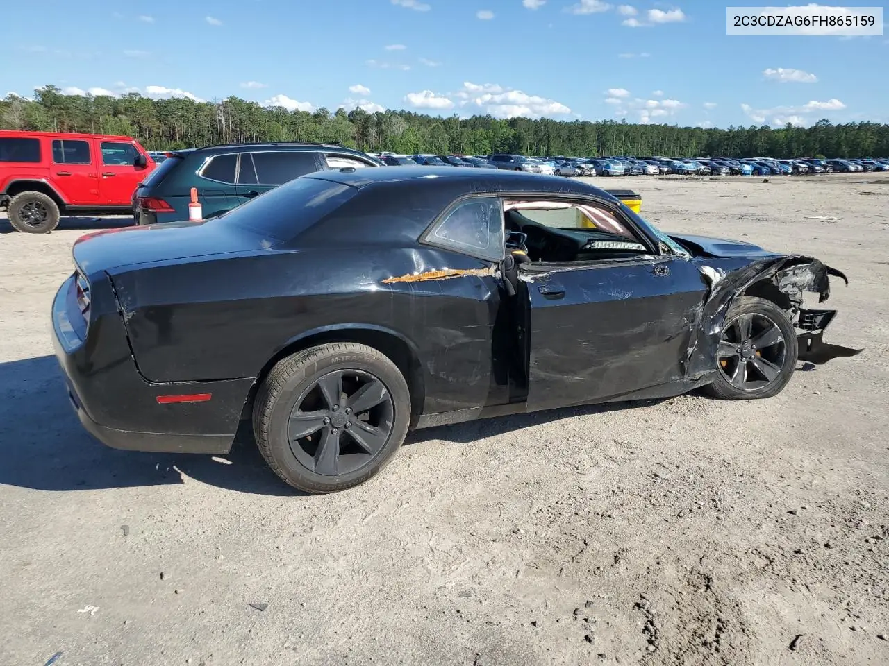2015 Dodge Challenger Sxt VIN: 2C3CDZAG6FH865159 Lot: 56454985
