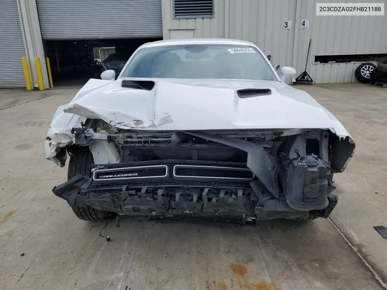 2015 Dodge Challenger Sxt VIN: 2C3CDZAG2FH821188 Lot: 56646255