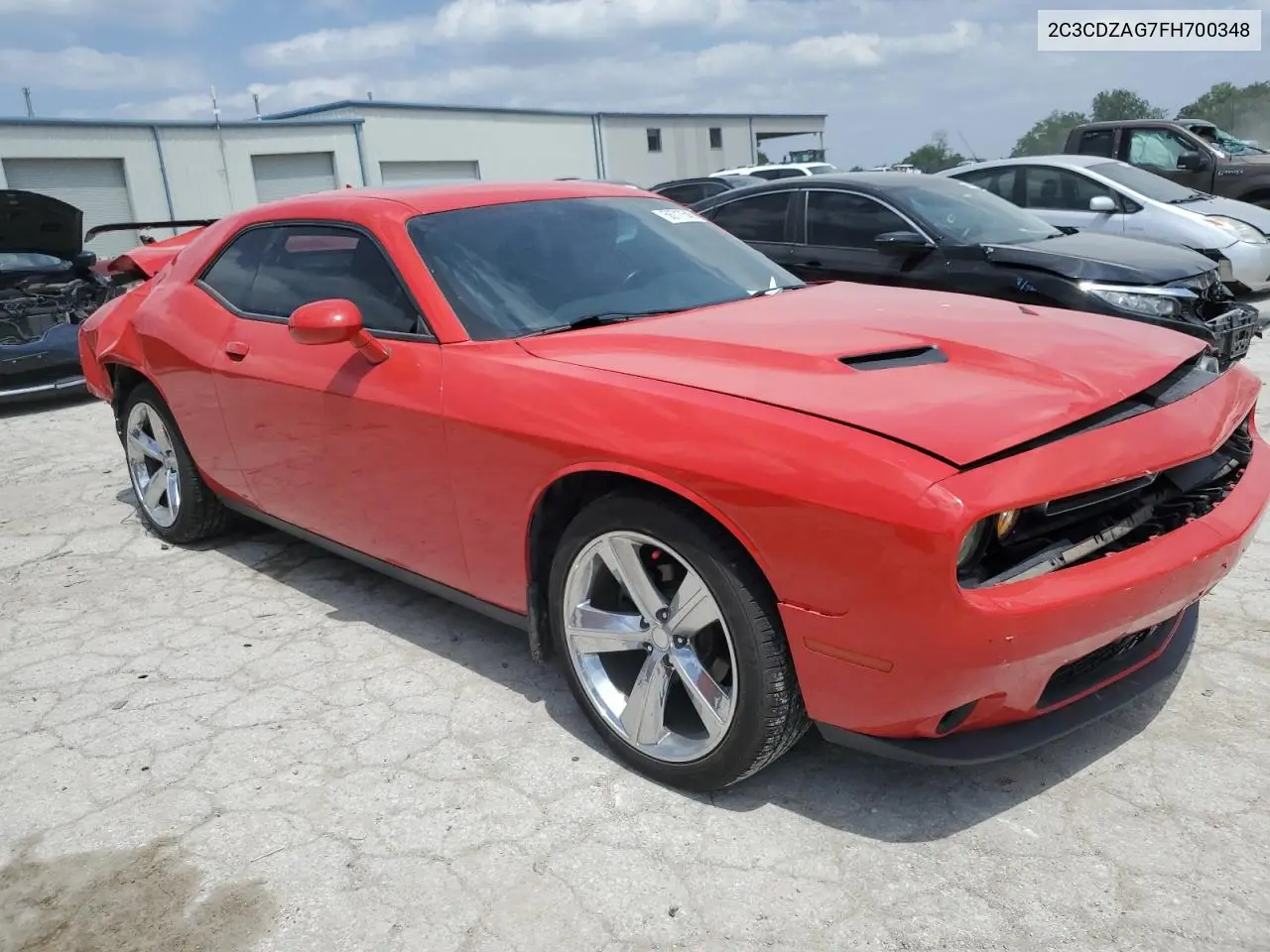 2015 Dodge Challenger Sxt VIN: 2C3CDZAG7FH700348 Lot: 56717545