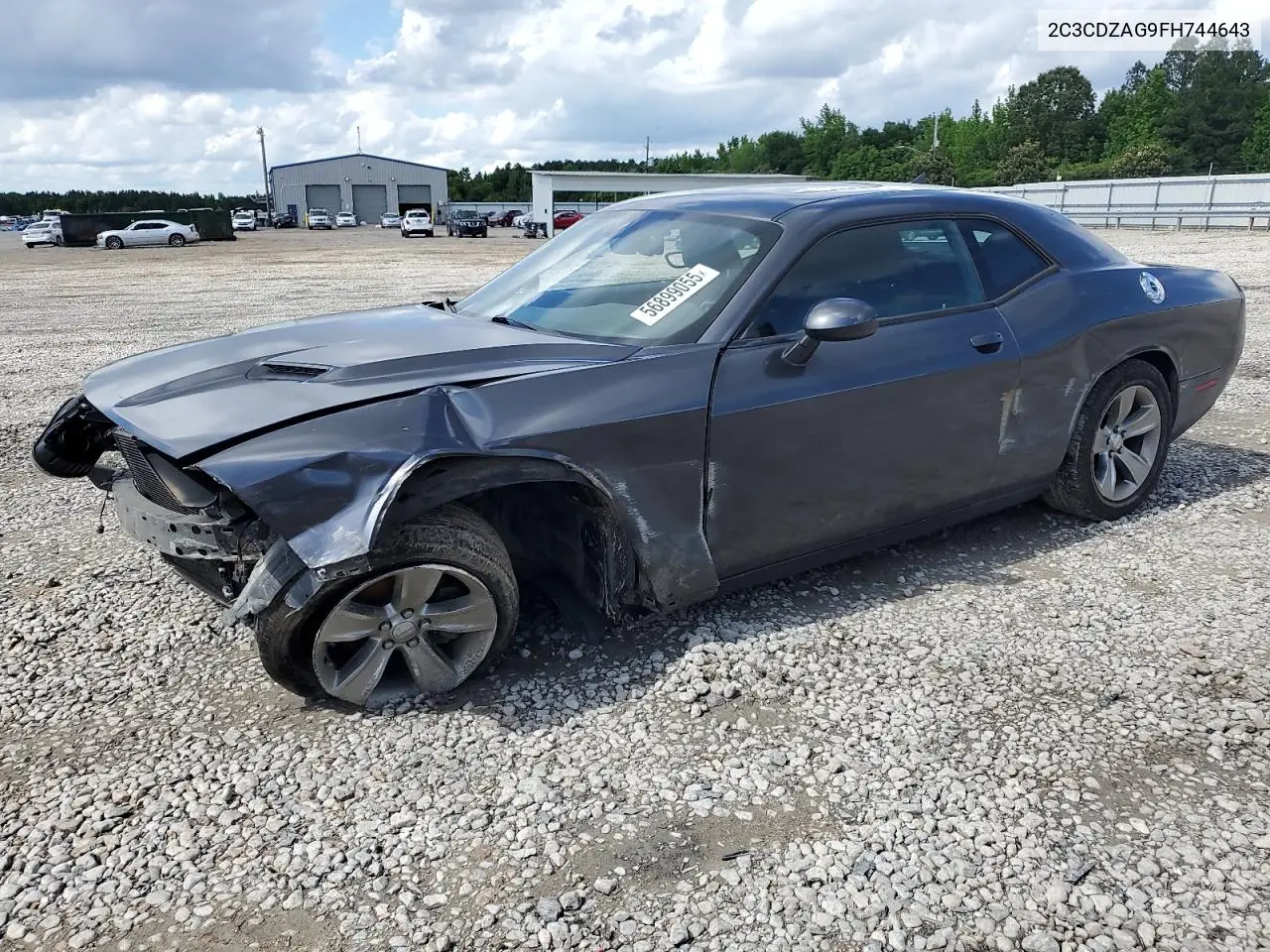 2015 Dodge Challenger Sxt VIN: 2C3CDZAG9FH744643 Lot: 56899055