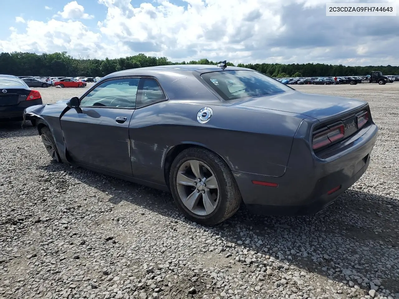 2015 Dodge Challenger Sxt VIN: 2C3CDZAG9FH744643 Lot: 56899055