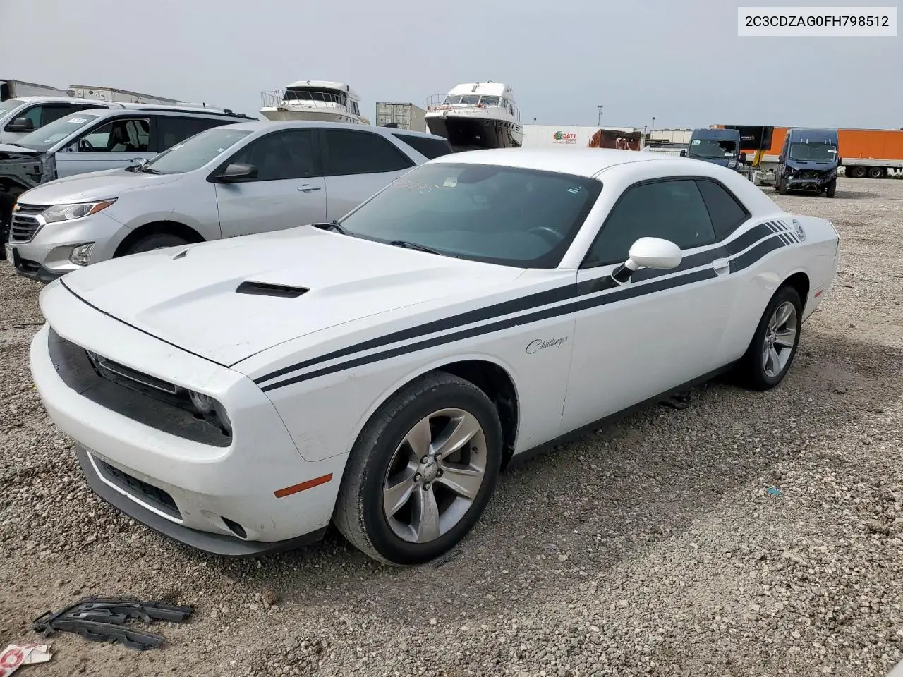 2015 Dodge Challenger Sxt VIN: 2C3CDZAG0FH798512 Lot: 56932245