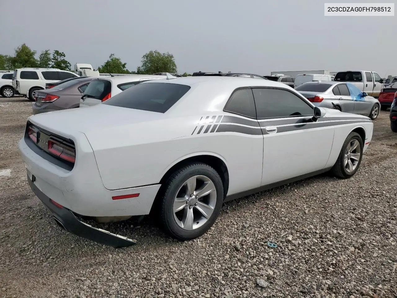 2015 Dodge Challenger Sxt VIN: 2C3CDZAG0FH798512 Lot: 56932245