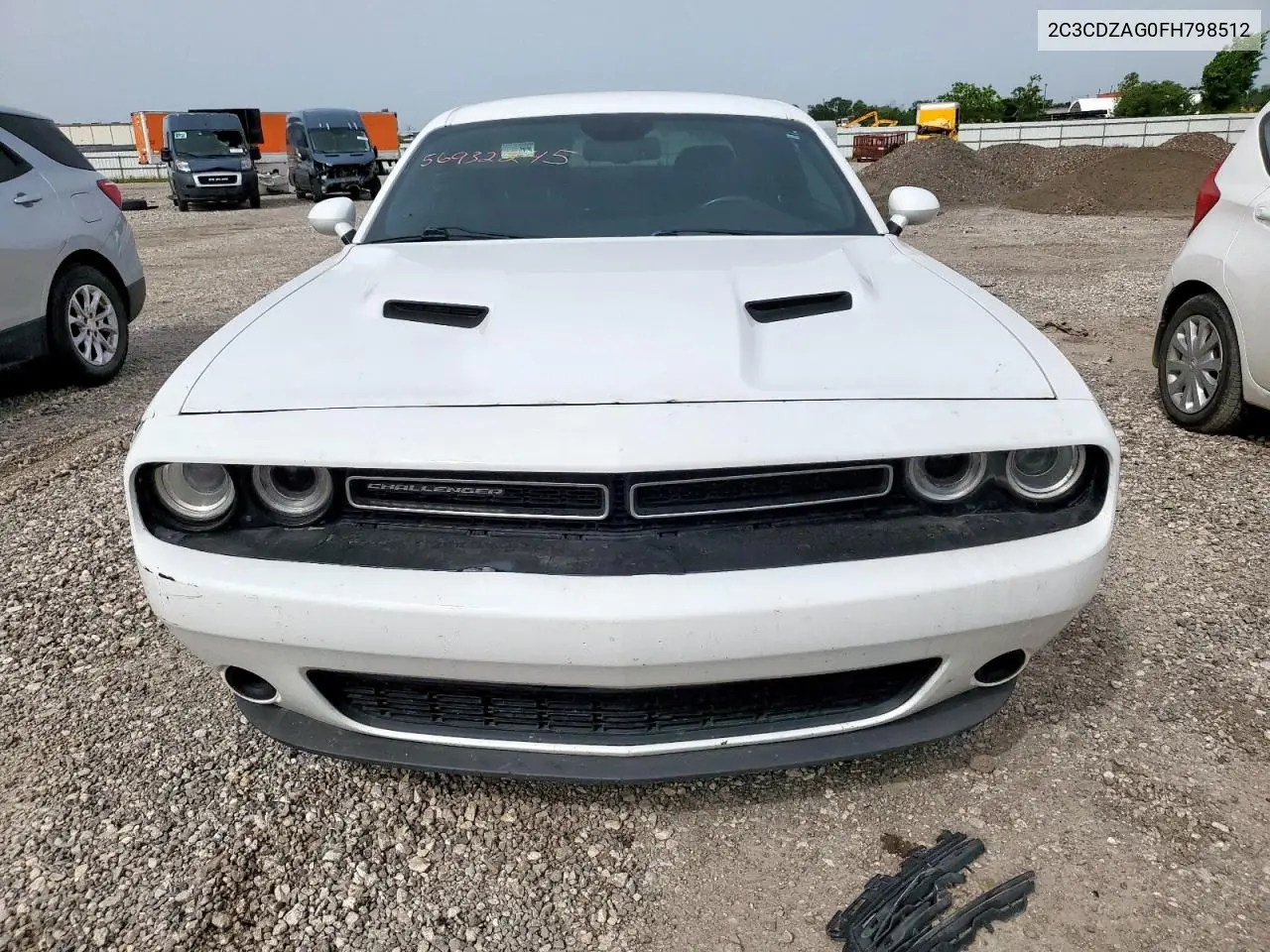 2015 Dodge Challenger Sxt VIN: 2C3CDZAG0FH798512 Lot: 56932245