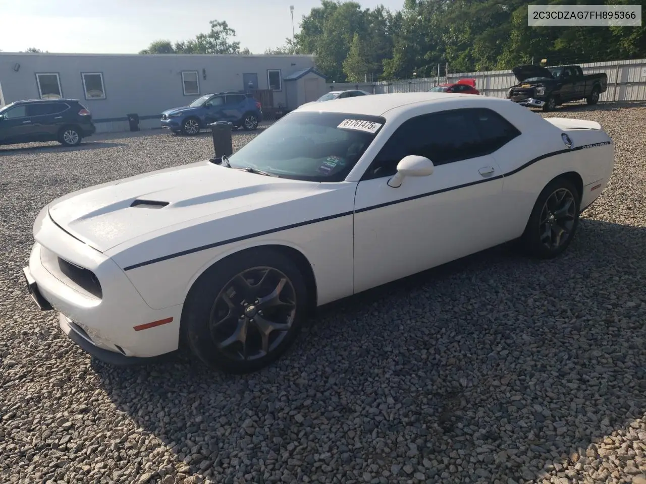 2015 Dodge Challenger Sxt VIN: 2C3CDZAG7FH895366 Lot: 61761475