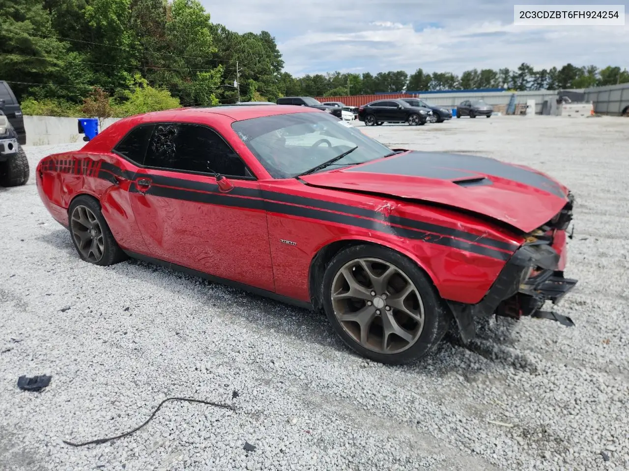 2015 Dodge Challenger Sxt Plus VIN: 2C3CDZBT6FH924254 Lot: 61768005