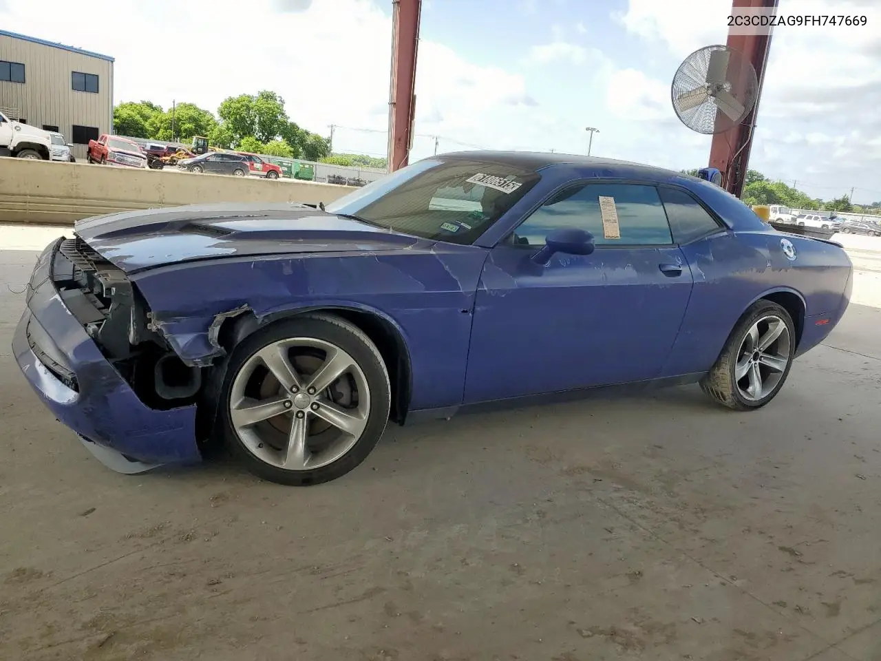 2015 Dodge Challenger Sxt VIN: 2C3CDZAG9FH747669 Lot: 61806515