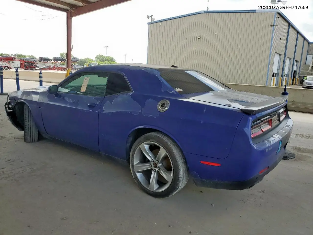 2015 Dodge Challenger Sxt VIN: 2C3CDZAG9FH747669 Lot: 61806515