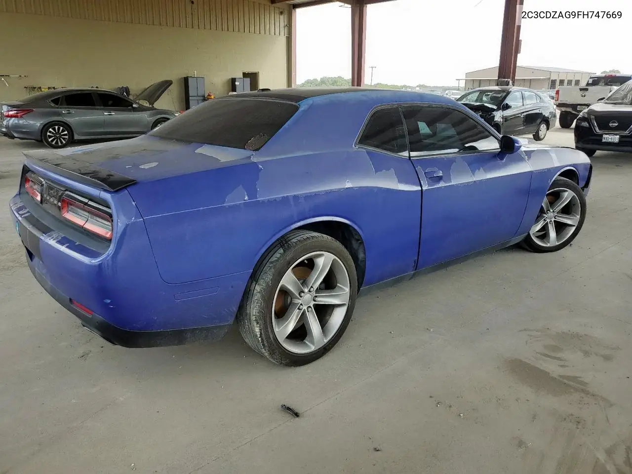 2015 Dodge Challenger Sxt VIN: 2C3CDZAG9FH747669 Lot: 61806515