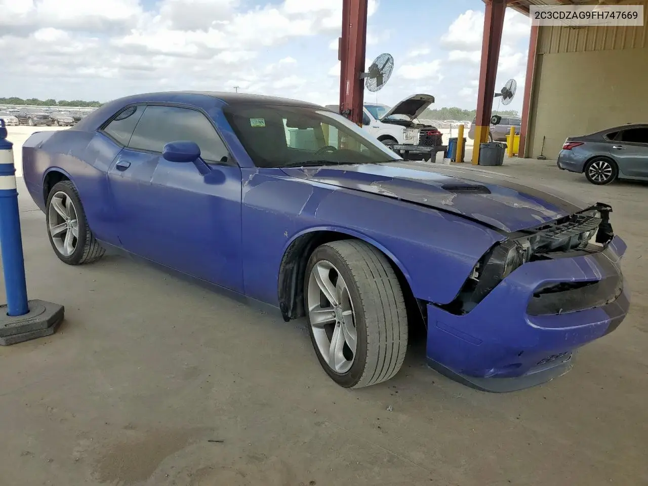 2015 Dodge Challenger Sxt VIN: 2C3CDZAG9FH747669 Lot: 61806515