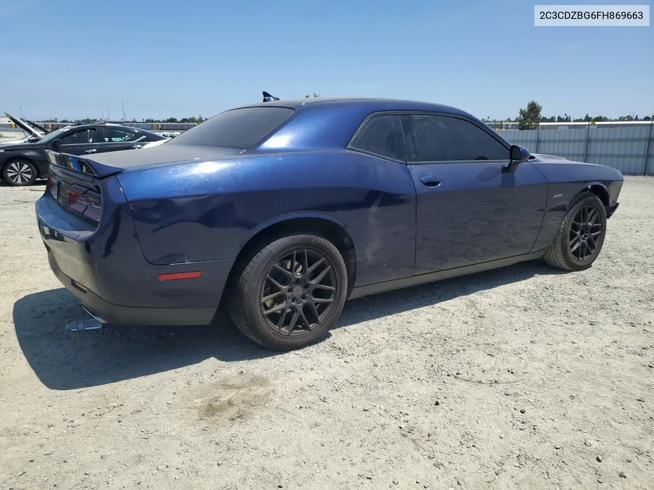 2015 Dodge Challenger Sxt Plus VIN: 2C3CDZBG6FH869663 Lot: 62143575