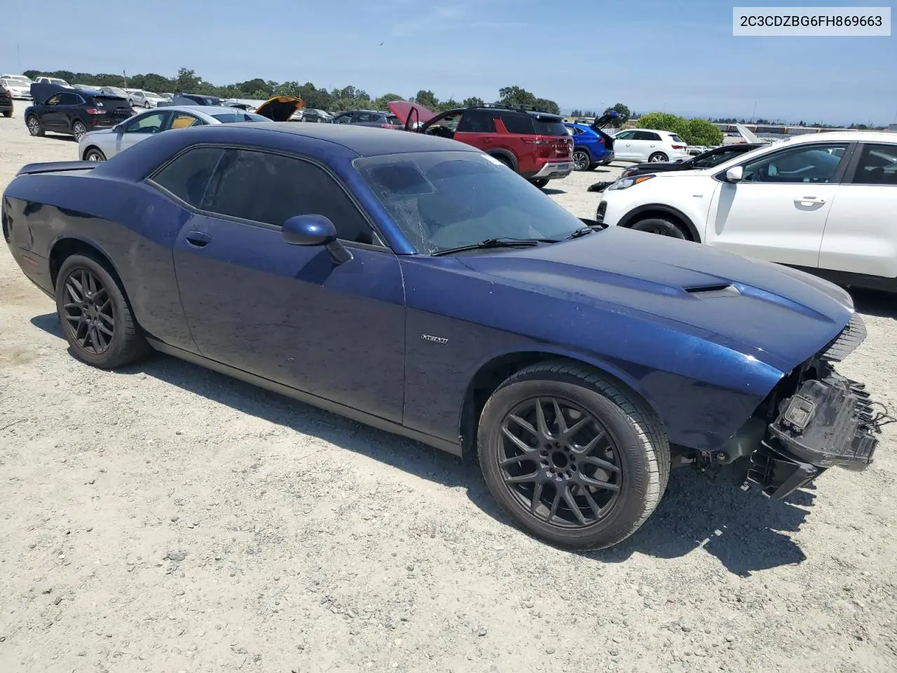 2015 Dodge Challenger Sxt Plus VIN: 2C3CDZBG6FH869663 Lot: 62143575