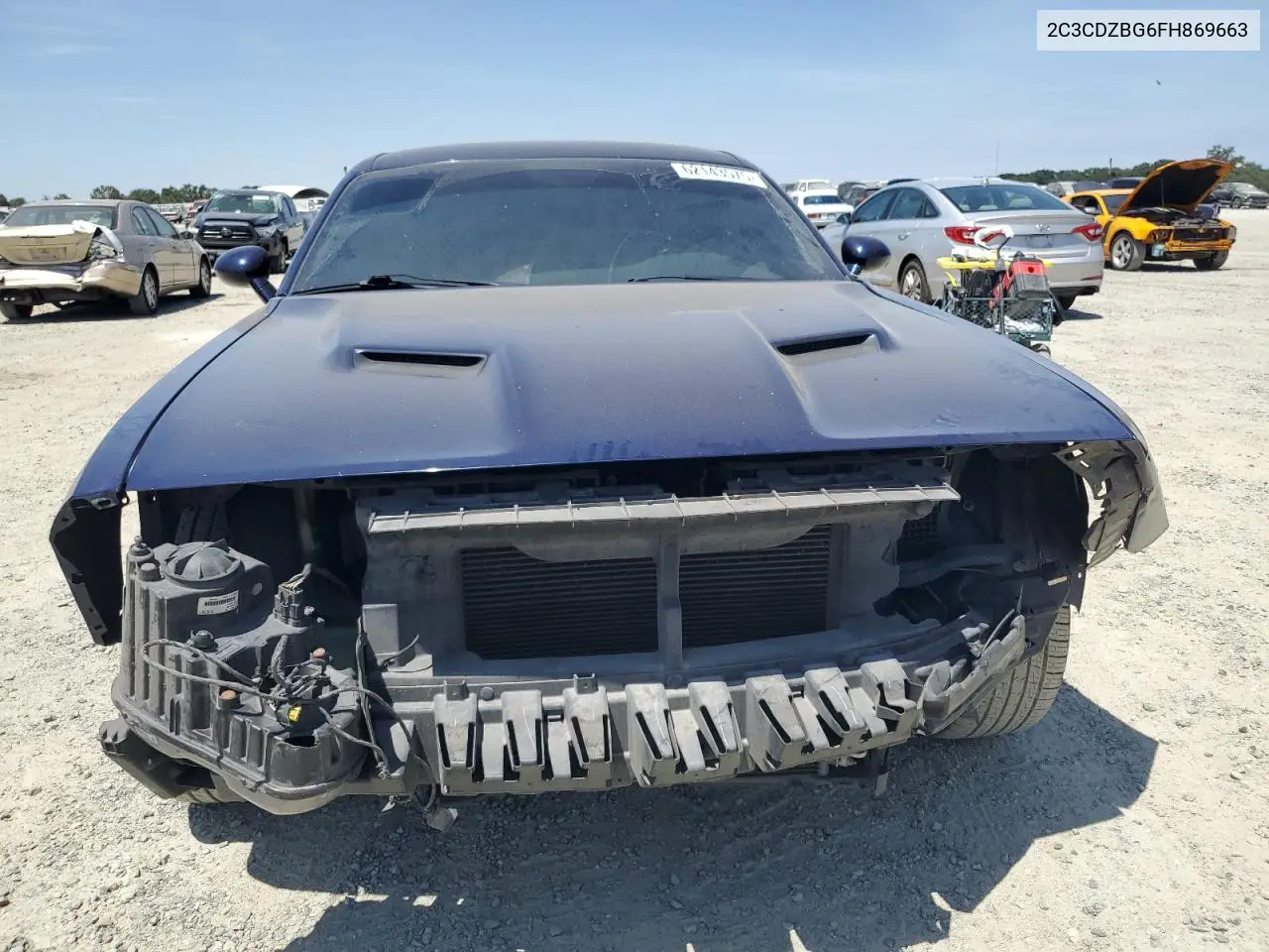 2015 Dodge Challenger Sxt Plus VIN: 2C3CDZBG6FH869663 Lot: 62143575