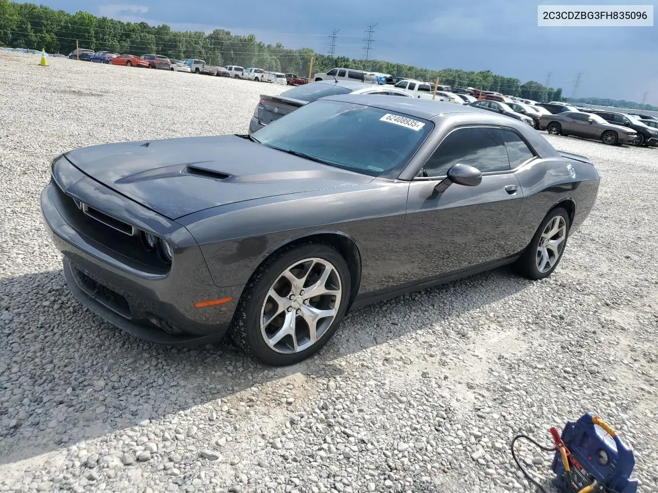 2015 Dodge Challenger Sxt Plus VIN: 2C3CDZBG3FH835096 Lot: 62408935