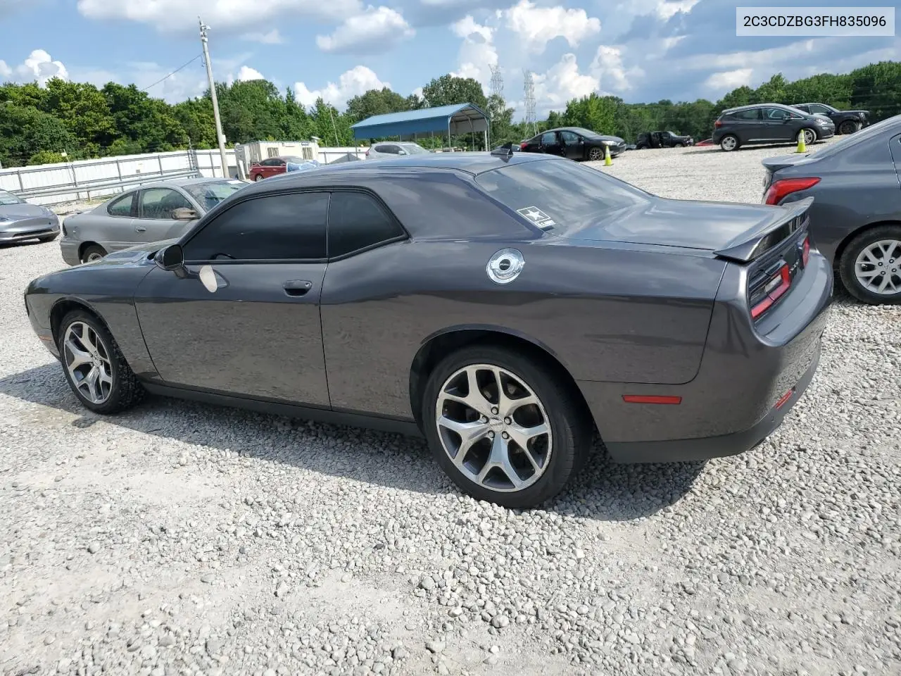 2015 Dodge Challenger Sxt Plus VIN: 2C3CDZBG3FH835096 Lot: 62408935