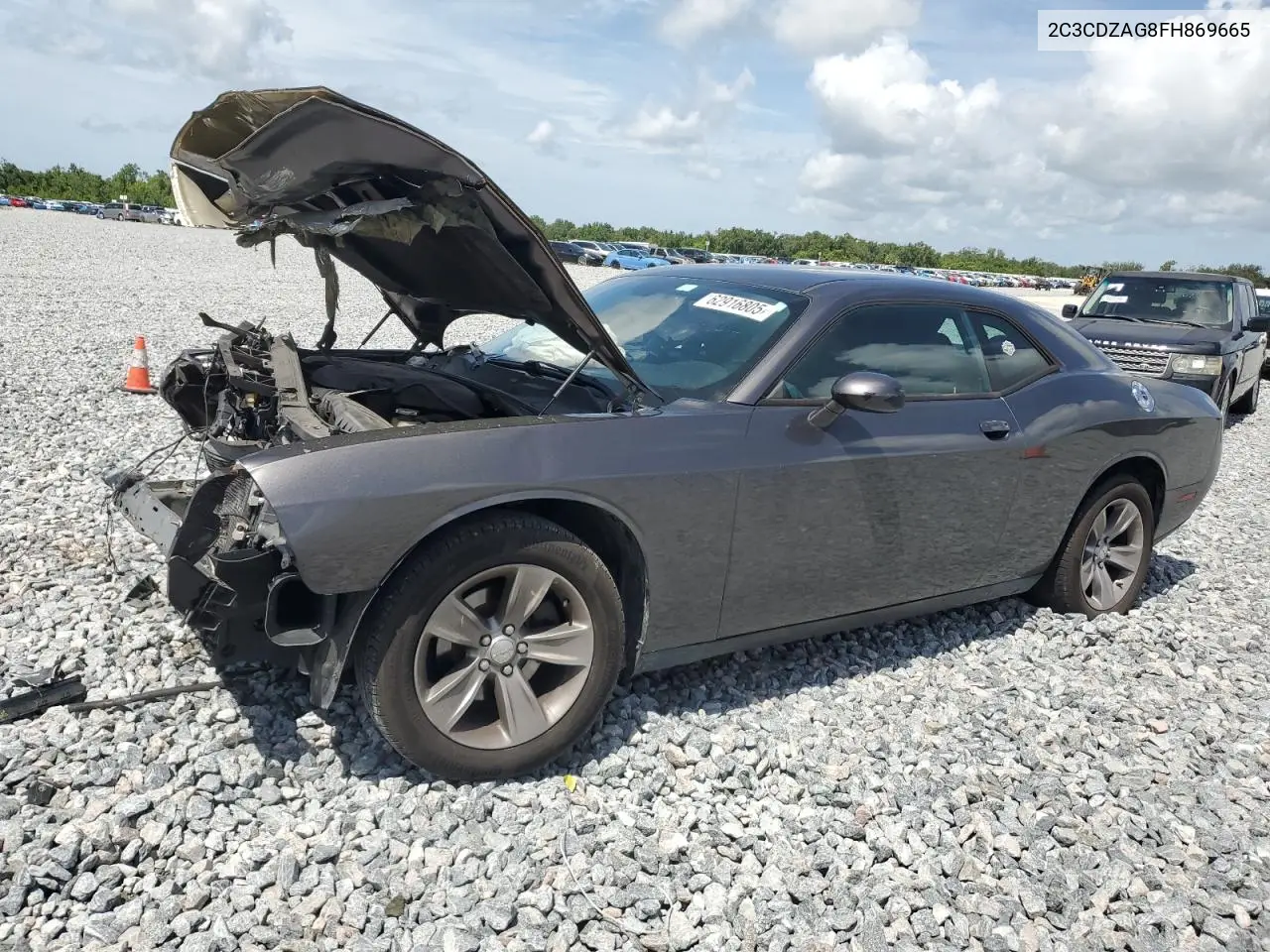 2015 Dodge Challenger Sxt VIN: 2C3CDZAG8FH869665 Lot: 62916805