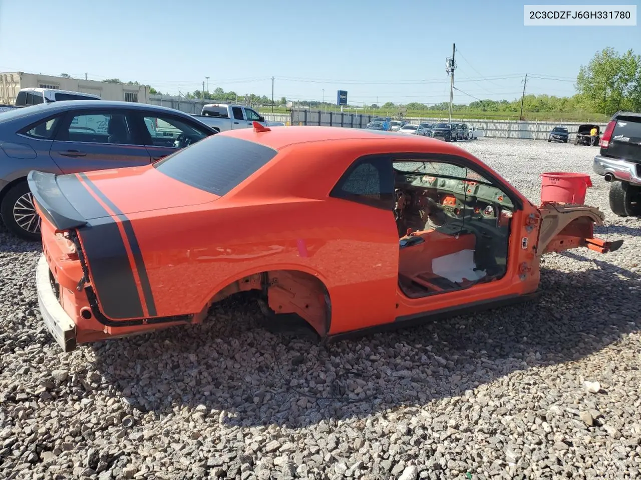 2016 Dodge Challenger R/T Scat Pack VIN: 2C3CDZFJ6GH331780 Lot: 53025175