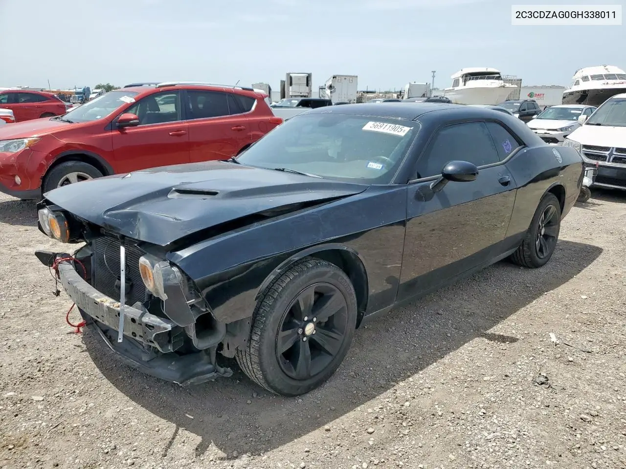 2016 Dodge Challenger Sxt VIN: 2C3CDZAG0GH338011 Lot: 56911905