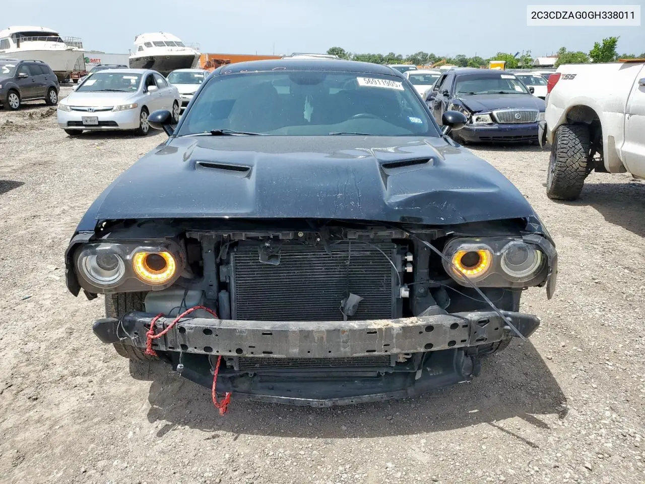 2016 Dodge Challenger Sxt VIN: 2C3CDZAG0GH338011 Lot: 56911905