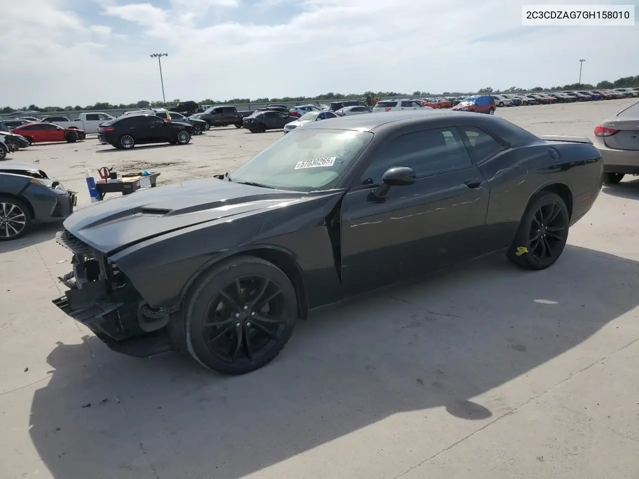 2016 Dodge Challenger Sxt VIN: 2C3CDZAG7GH158010 Lot: 57030265