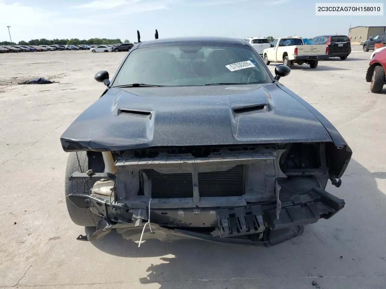 2016 Dodge Challenger Sxt VIN: 2C3CDZAG7GH158010 Lot: 57030265