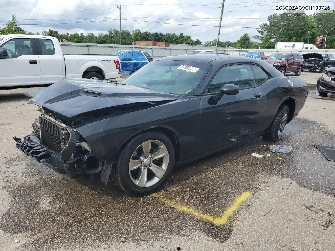 2016 Dodge Challenger Sxt VIN: 2C3CDZAG9GH130726 Lot: 58800535