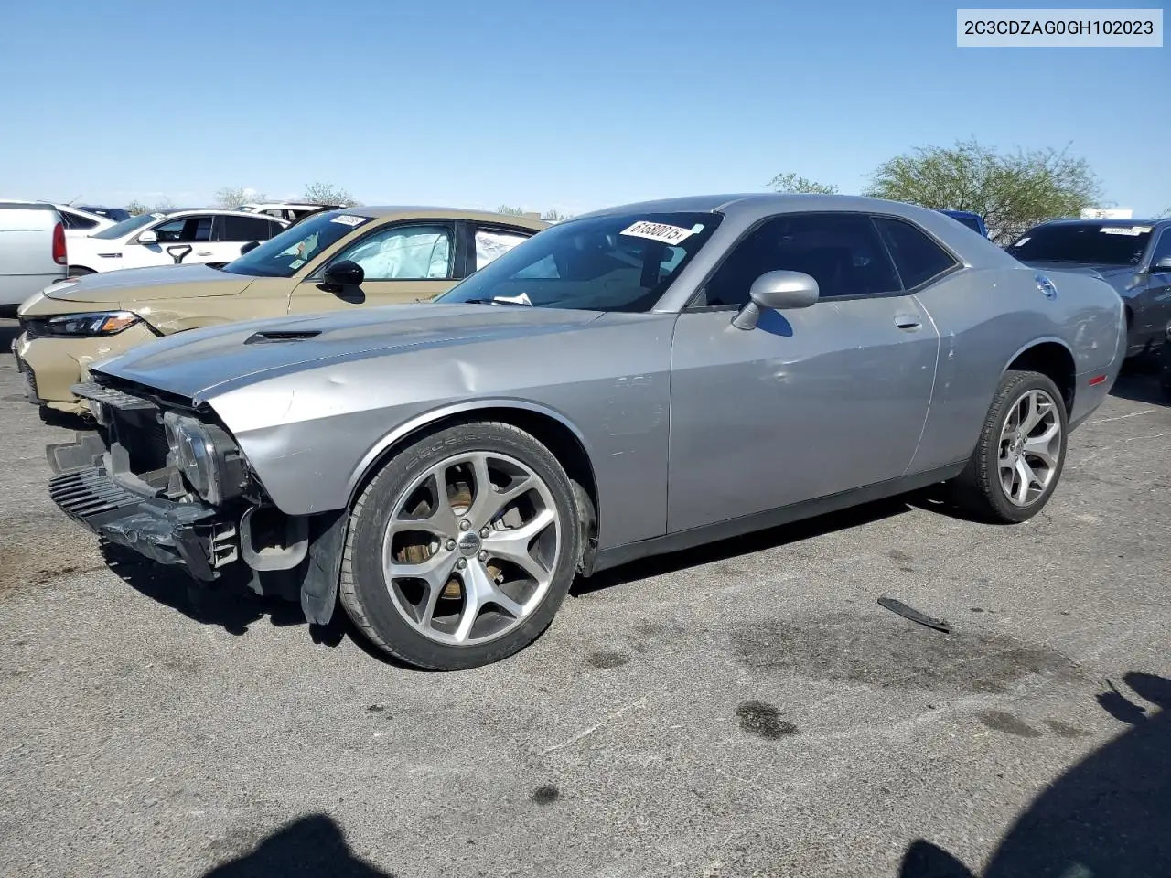 2016 Dodge Challenger Sxt VIN: 2C3CDZAG0GH102023 Lot: 61680015