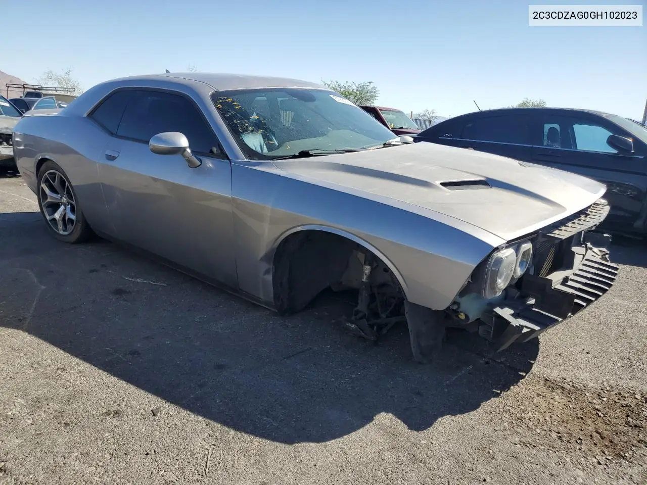 2016 Dodge Challenger Sxt VIN: 2C3CDZAG0GH102023 Lot: 61680015