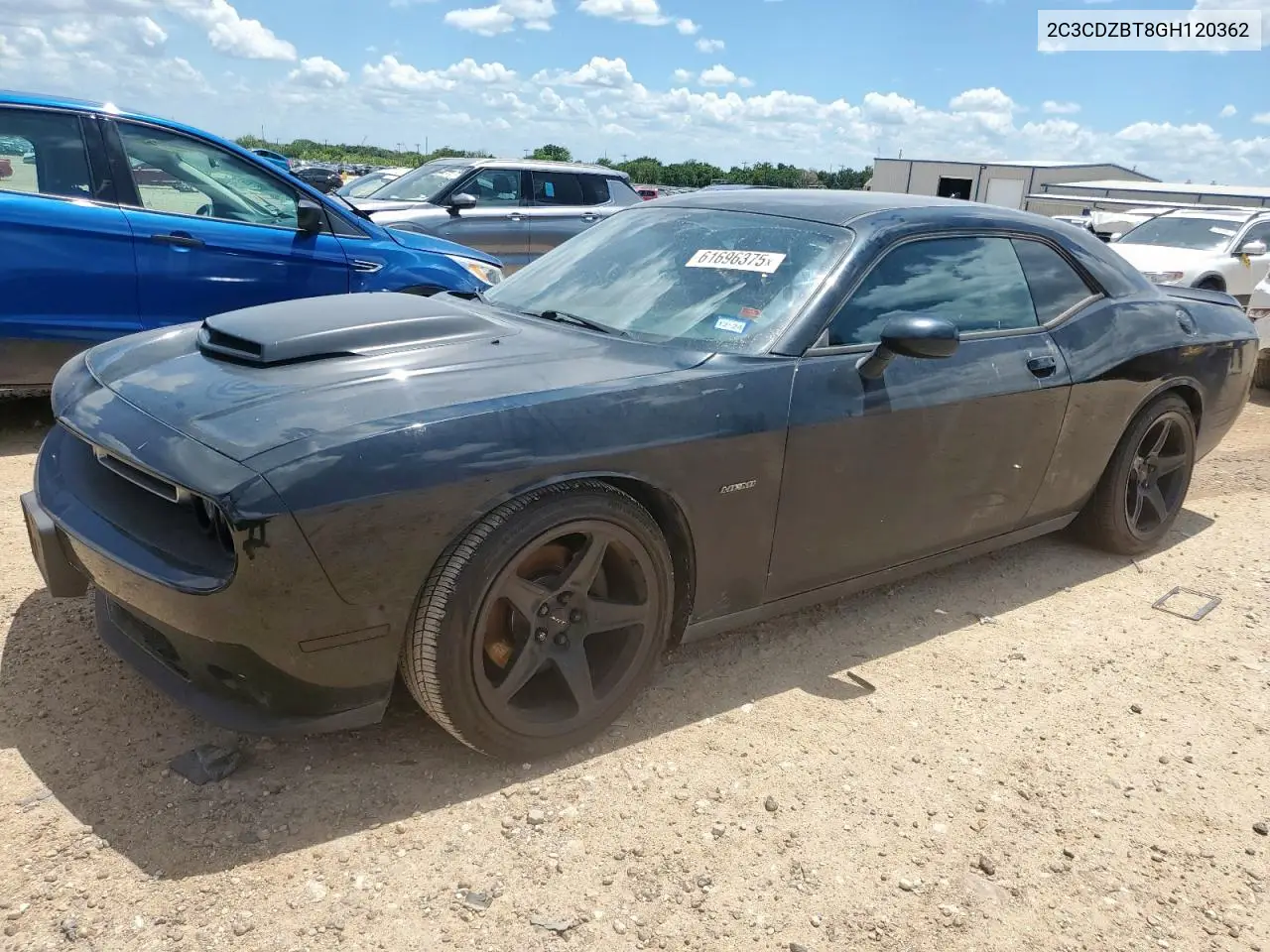 2016 Dodge Challenger R/T VIN: 2C3CDZBT8GH120362 Lot: 61696375