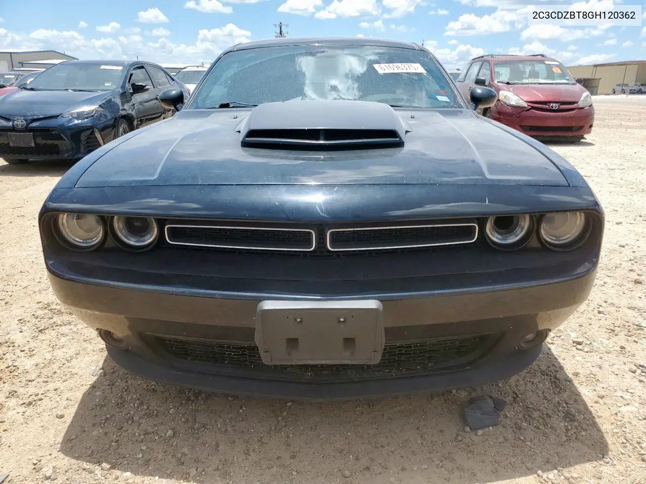2016 Dodge Challenger R/T VIN: 2C3CDZBT8GH120362 Lot: 61696375