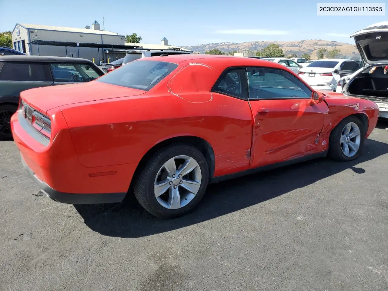 2016 Dodge Challenger Sxt VIN: 2C3CDZAG1GH113595 Lot: 62060535