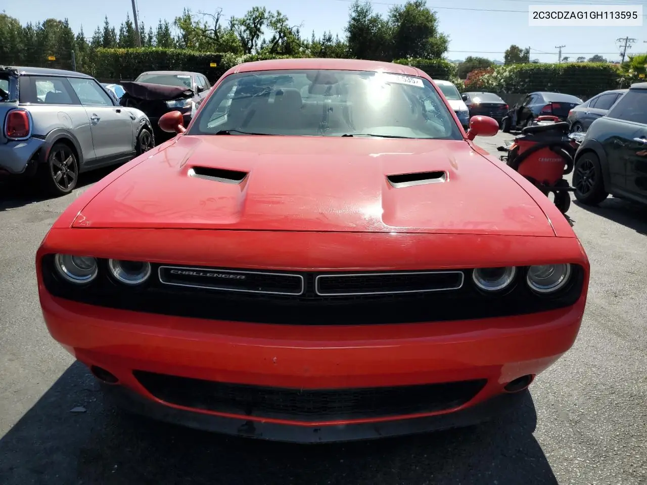 2016 Dodge Challenger Sxt VIN: 2C3CDZAG1GH113595 Lot: 62060535