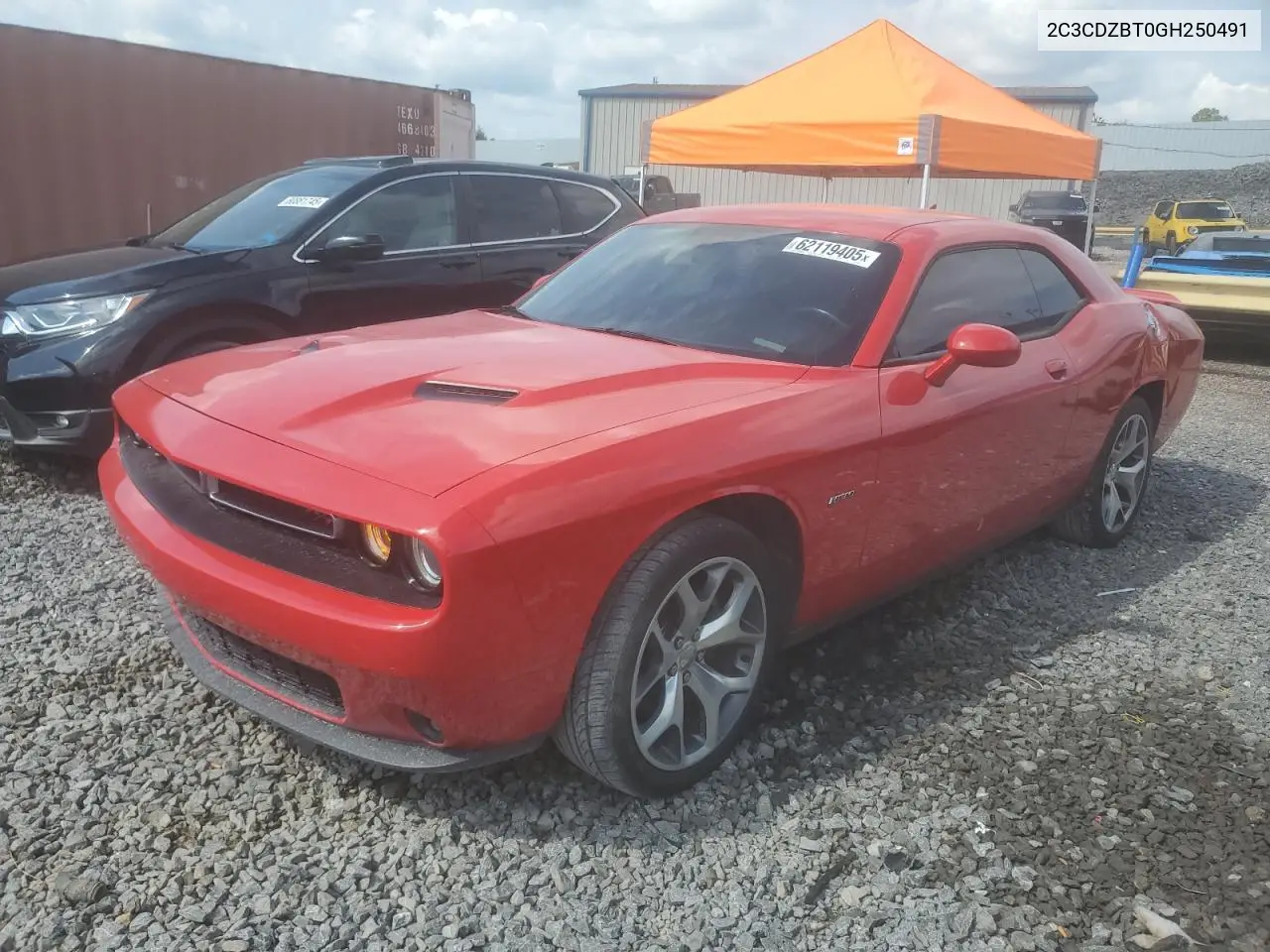 2016 Dodge Challenger R/T VIN: 2C3CDZBT0GH250491 Lot: 62119405