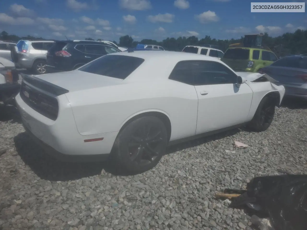 2016 Dodge Challenger Sxt VIN: 2C3CDZAG5GH323357 Lot: 62629675