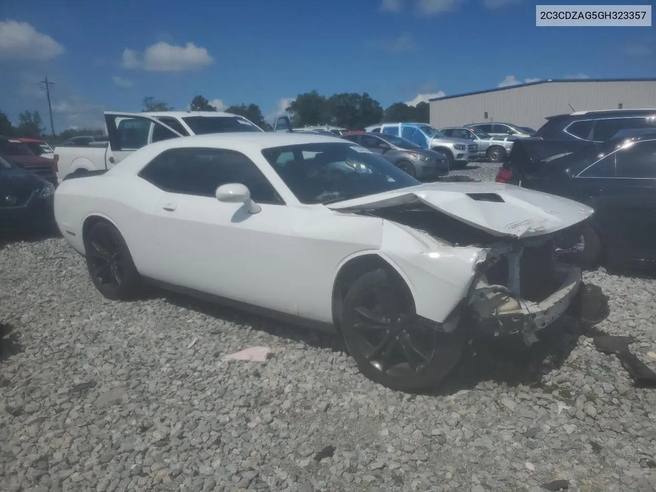 2016 Dodge Challenger Sxt VIN: 2C3CDZAG5GH323357 Lot: 62629675