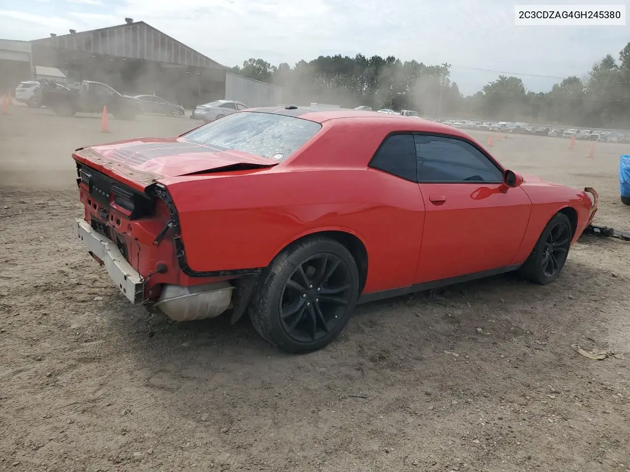 2016 Dodge Challenger Sxt VIN: 2C3CDZAG4GH245380 Lot: 62724745